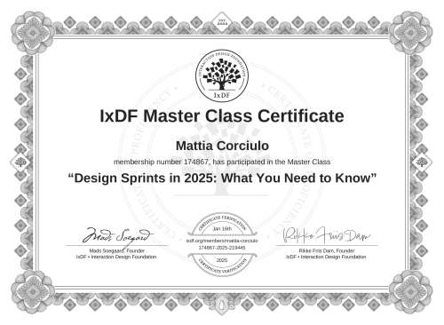 Design Sprints in 2025: What You Need to Know certificate