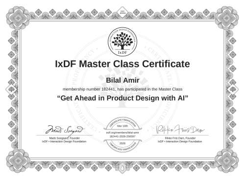 Get Ahead in Product Design with AI certificate