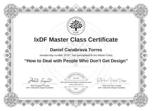 How to Deal with People Who Don't Get Design certificate