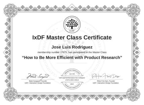How to Be More Efficient with Product Research certificate