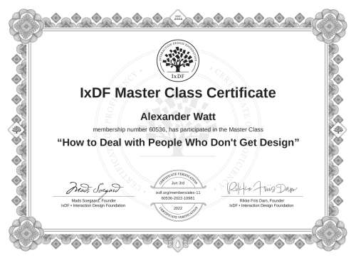 How to Deal with People Who Don't Get Design certificate