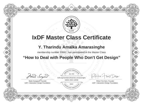 How to Deal with People Who Don't Get Design certificate