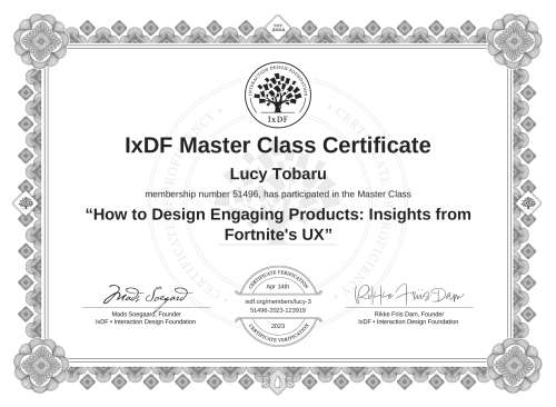 How to Design Engaging Products: Insights from Fortnite's UX certificate