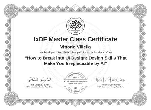 How to Break into UI Design: Design Skills That Make You Irreplaceable by AI certificate