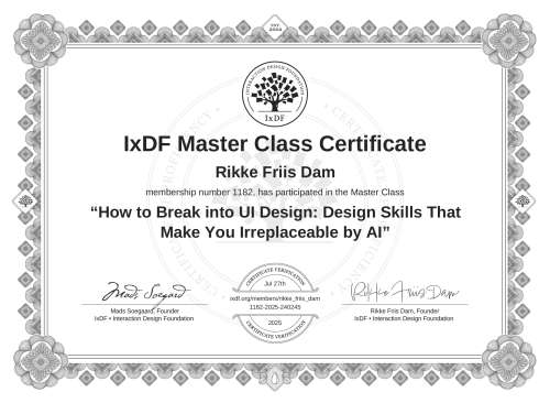 How to Break into UI Design: Design Skills That Make You Irreplaceable by AI certificate