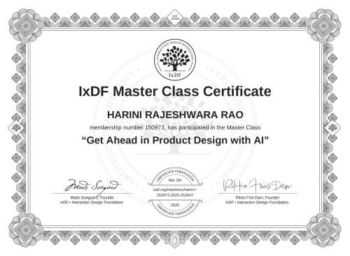 Get Ahead in Product Design with AI certificate