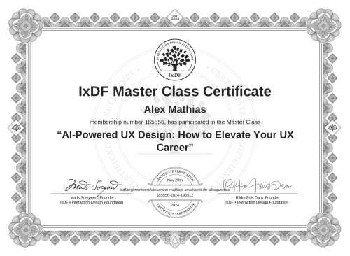 AI-Powered UX Design: How to Elevate Your UX Career certificate