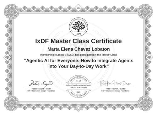Agentic AI for Everyone: How to Integrate Agents into Your Day-to-Day Work certificate