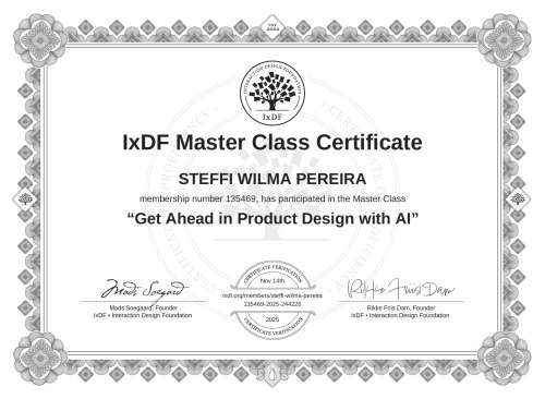Get Ahead in Product Design with AI certificate