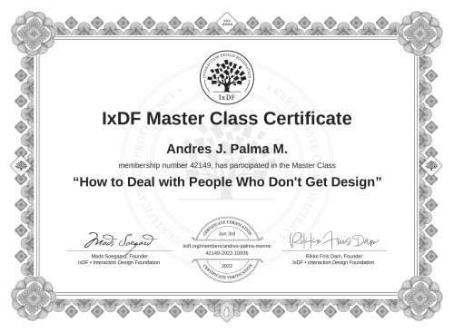 How to Deal with People Who Don't Get Design certificate