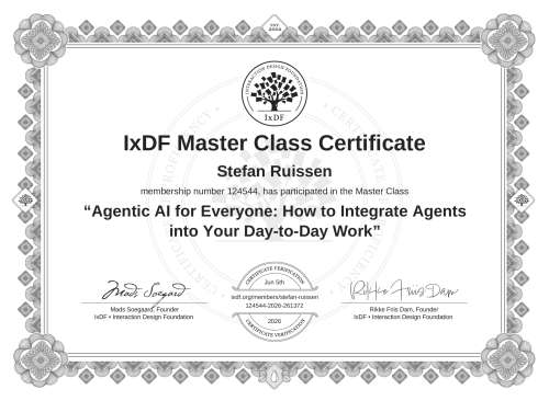 Agentic AI for Everyone: How to Integrate Agents into Your Day-to-Day Work certificate