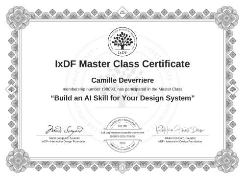 Build an AI Skill for Your Design System certificate