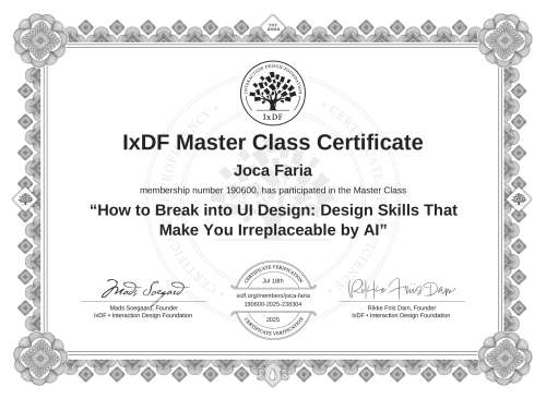 How to Break into UI Design: Design Skills That Make You Irreplaceable by AI certificate