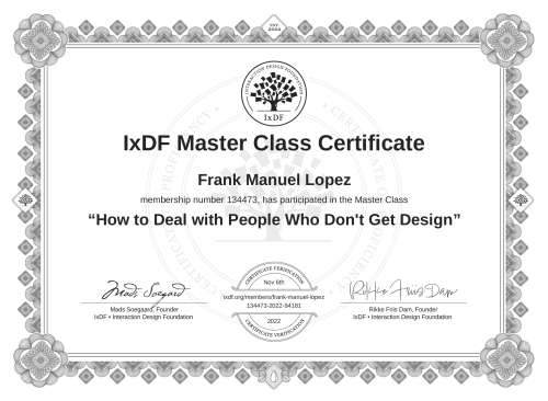 How to Deal with People Who Don't Get Design certificate