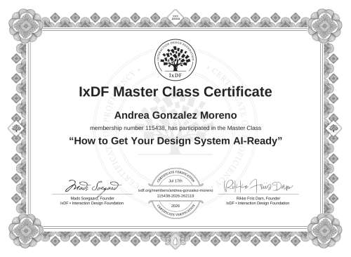 How to Get Your Design System AI-Ready certificate