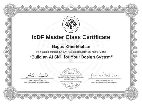 Build an AI Skill for Your Design System certificate