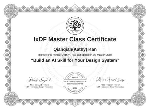 Build an AI Skill for Your Design System certificate