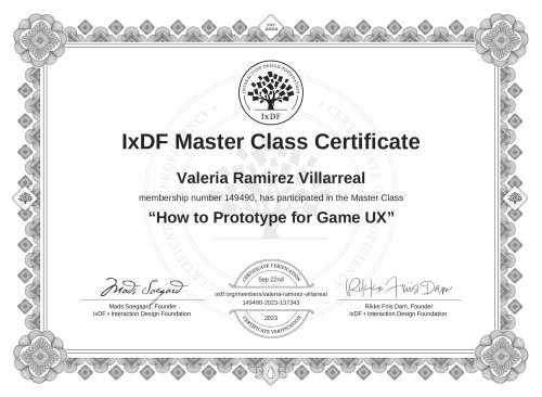 How to Prototype for Game UX certificate
