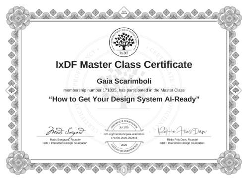 How to Get Your Design System AI-Ready certificate
