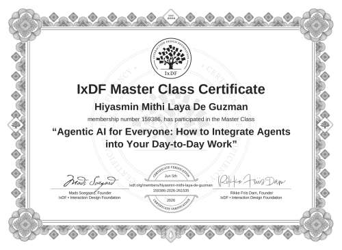 Agentic AI for Everyone: How to Integrate Agents into Your Day-to-Day Work certificate
