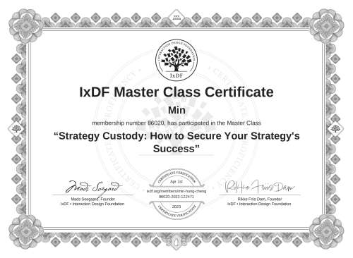 Strategy Custody: How to Secure Your Strategy's Success certificate