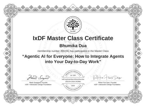 Agentic AI for Everyone: How to Integrate Agents into Your Day-to-Day Work certificate