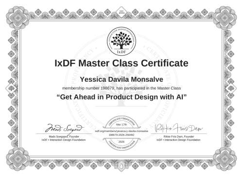 Get Ahead in Product Design with AI certificate