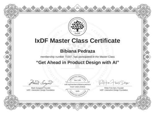 Get Ahead in Product Design with AI certificate