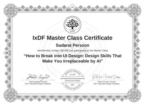 How to Break into UI Design: Design Skills That Make You Irreplaceable by AI certificate