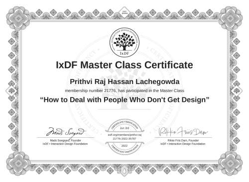 How to Deal with People Who Don't Get Design certificate