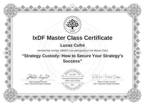 Strategy Custody: How to Secure Your Strategy's Success certificate