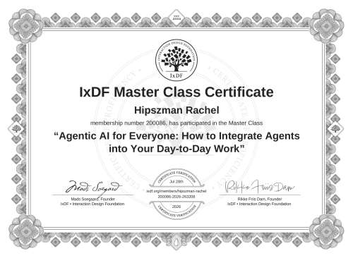 Agentic AI for Everyone: How to Integrate Agents into Your Day-to-Day Work certificate