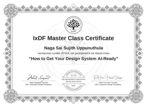 How to Get Your Design System AI-Ready certificate