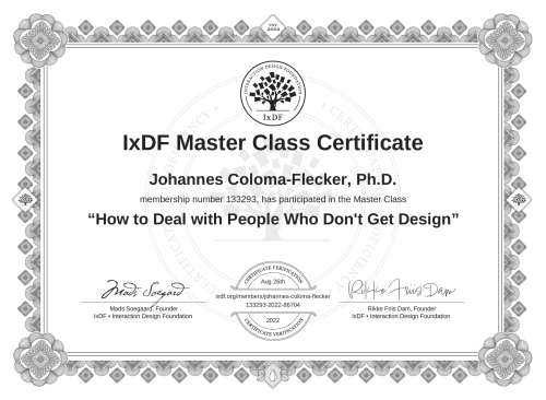 How to Deal with People Who Don't Get Design certificate