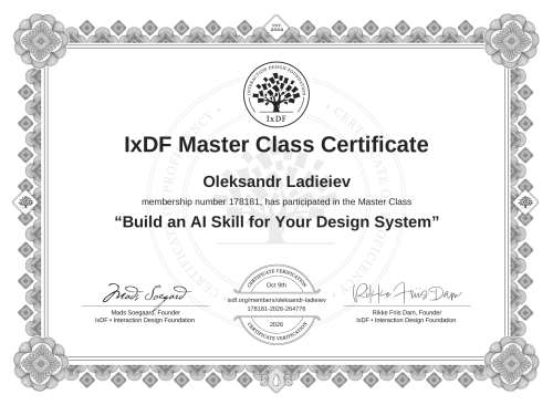 Build an AI Skill for Your Design System certificate