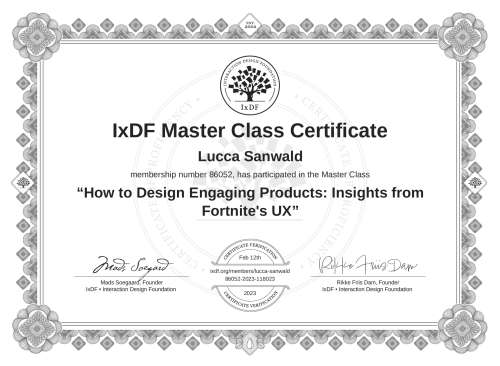 How to Design Engaging Products: Insights from Fortnite's UX certificate