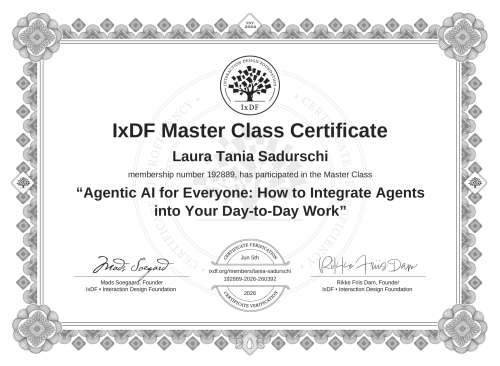 Agentic AI for Everyone: How to Integrate Agents into Your Day-to-Day Work certificate
