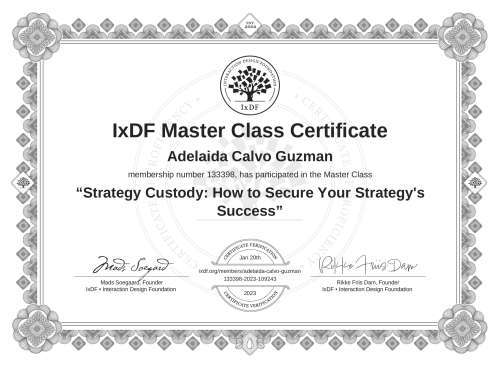 Strategy Custody: How to Secure Your Strategy's Success certificate