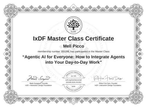 Agentic AI for Everyone: How to Integrate Agents into Your Day-to-Day Work certificate