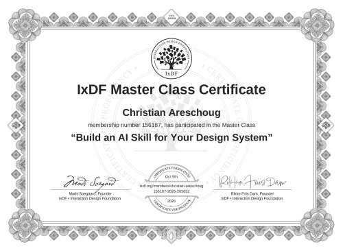 Build an AI Skill for Your Design System certificate