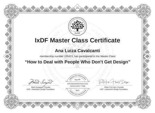 How to Deal with People Who Don't Get Design certificate