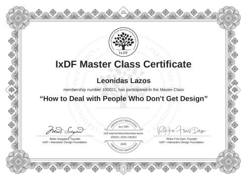 How to Deal with People Who Don't Get Design certificate