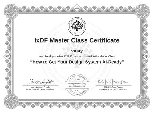 How to Get Your Design System AI-Ready certificate