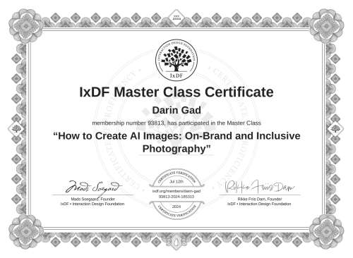 How to Create AI Images: On-Brand and Inclusive Photography certificate
