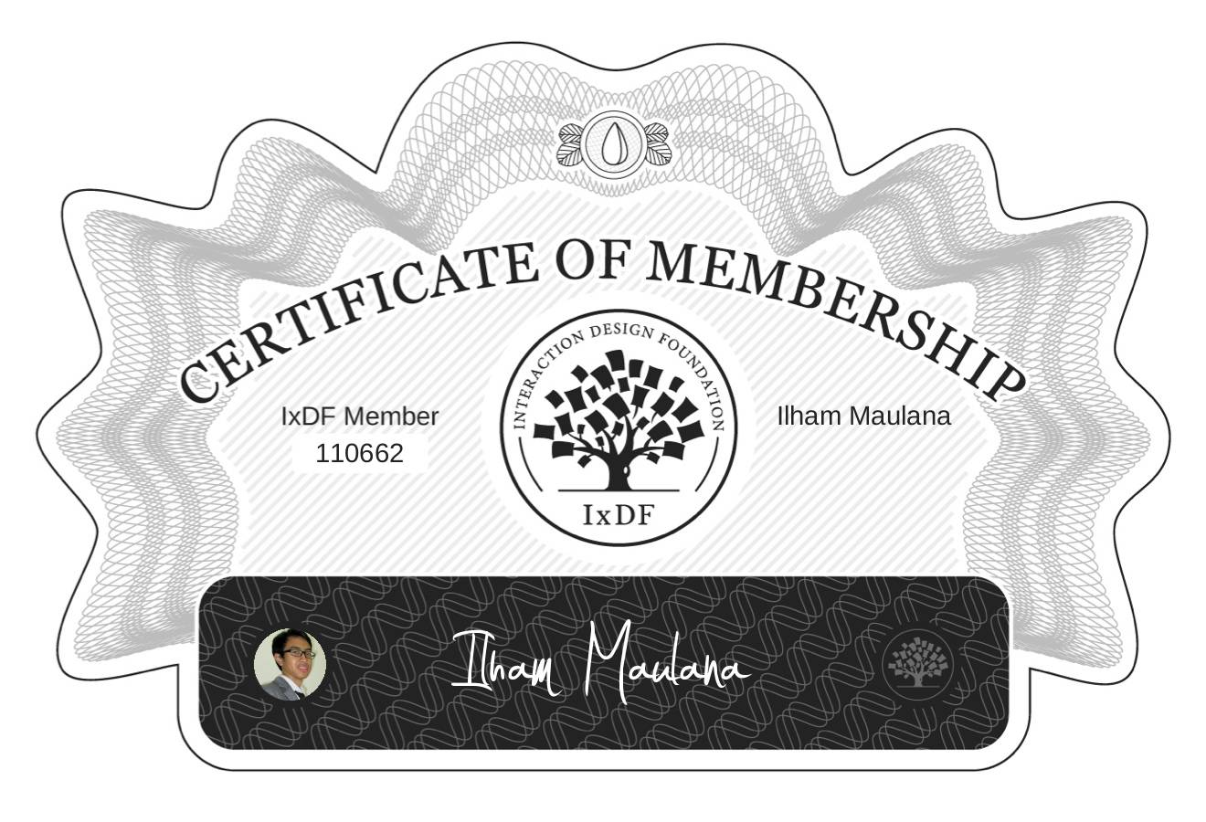 Certificate of Membership – Ilham Maulana