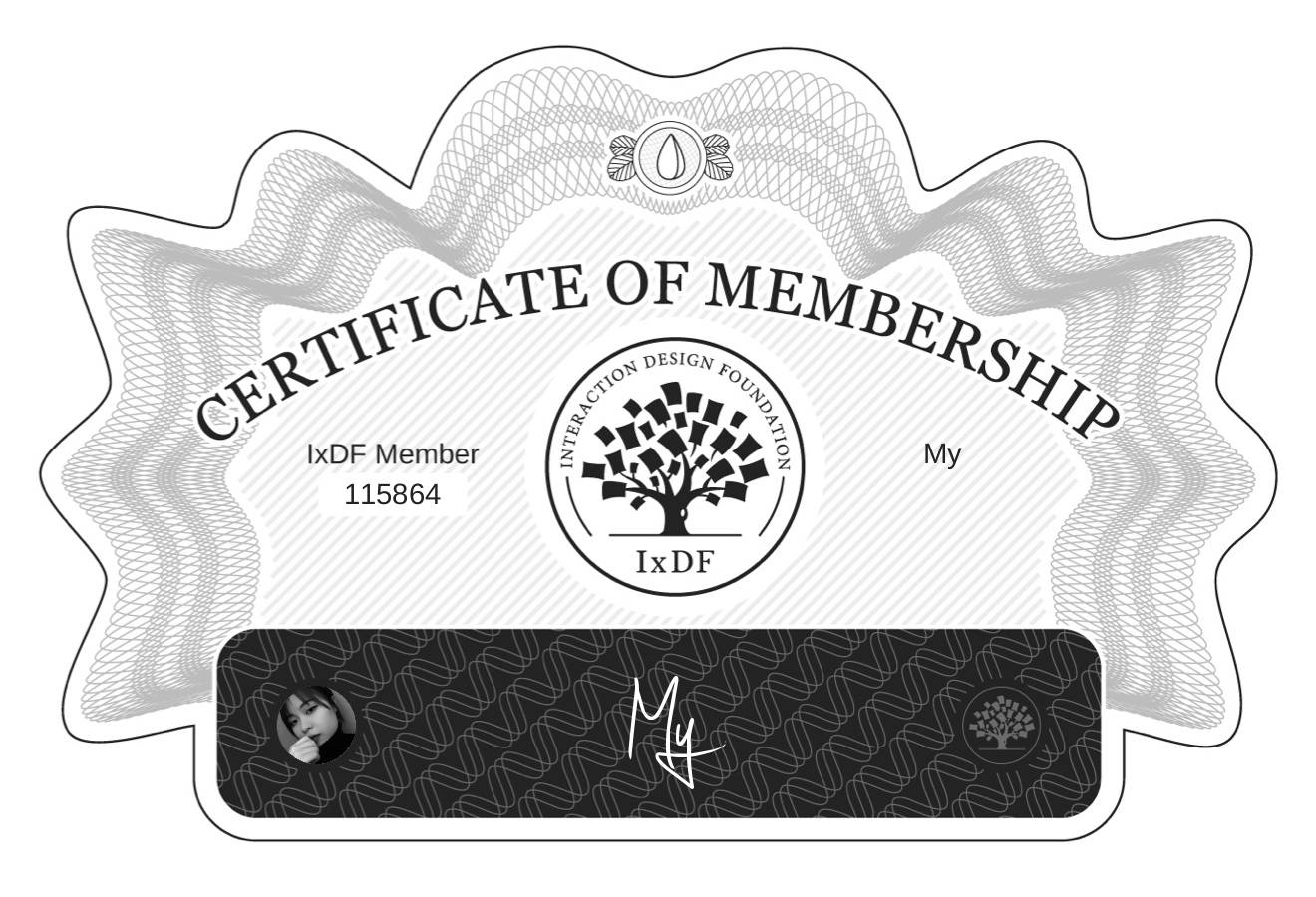 Certificate of Membership – My