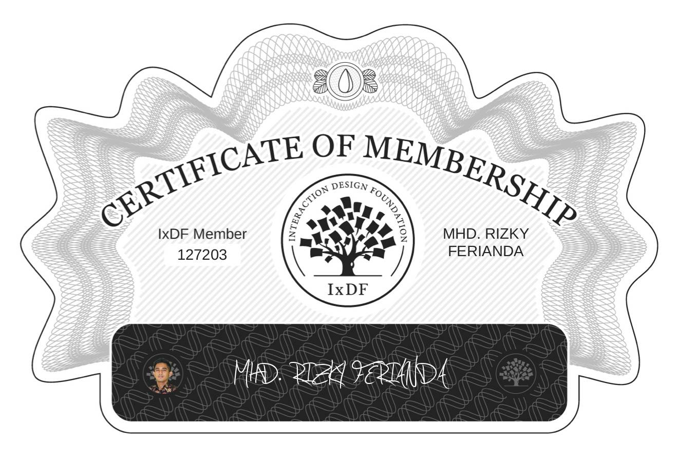 Certificate of Membership – MHD. RIZKY FERIANDA