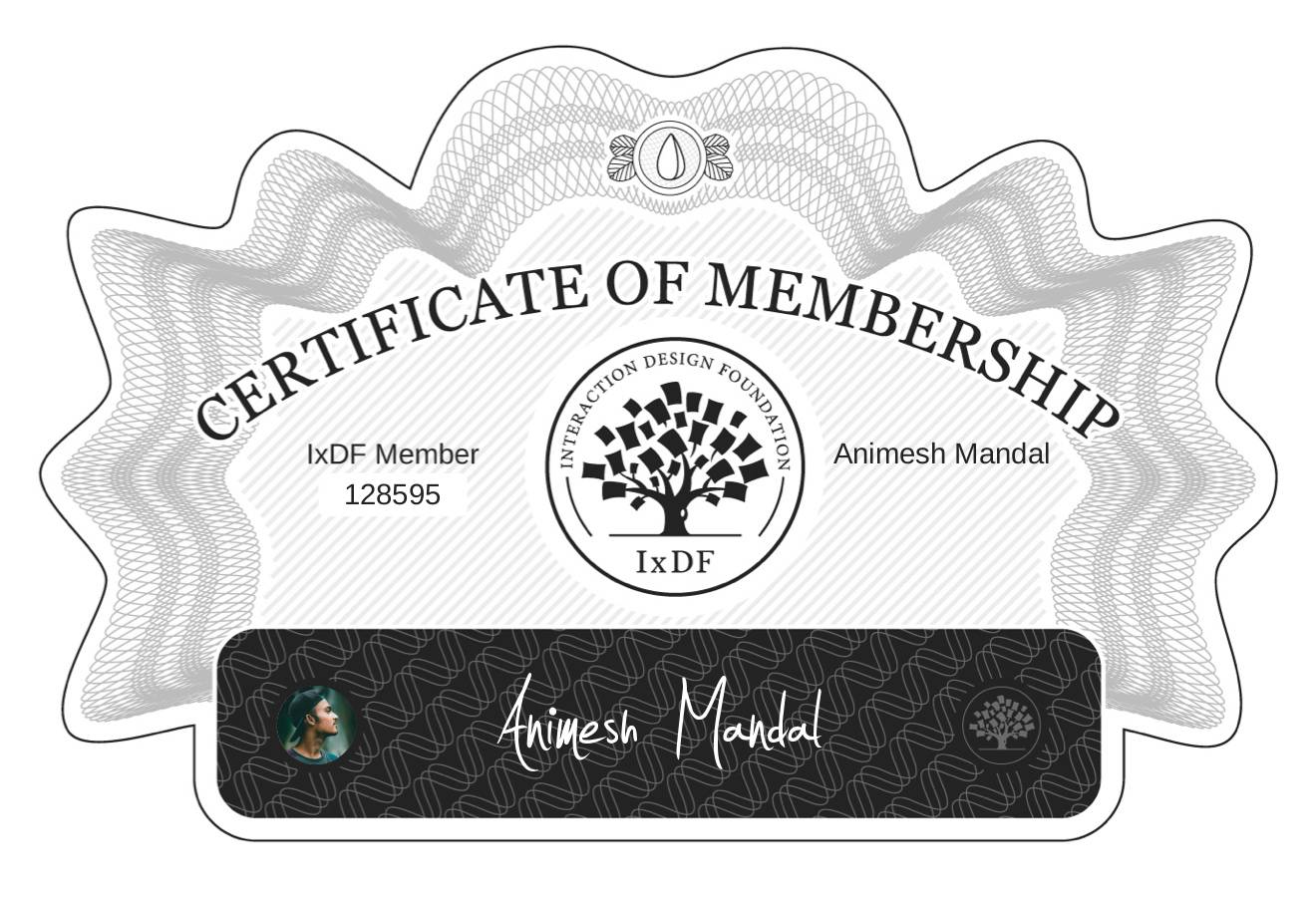 Certificate of Membership – Animesh Mandal