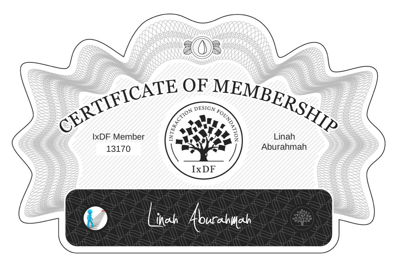 Certificate of Membership – Linah Aburahmah