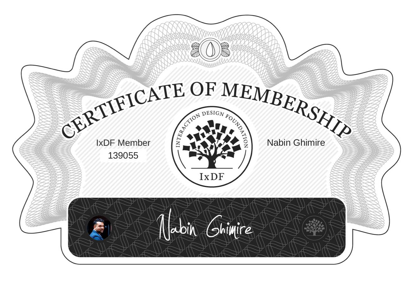 Certificate of Membership – Nabin Ghimire